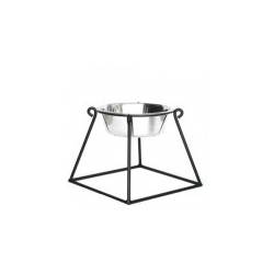 Simple Elegant Pyramid Raised Elevated Dog Dish Water Bowls Feeders Stands